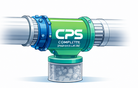 Cartoon-style inline magnet with CPS branding